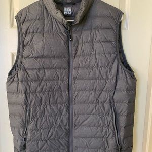 Puffer vest, gray color 32degree size M